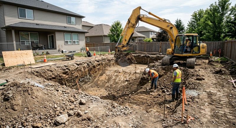 Basement Excavation in Salt Lake City, UT
