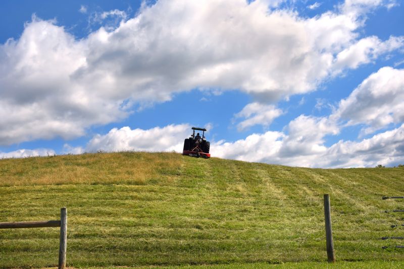Mulching Machinery Close-up