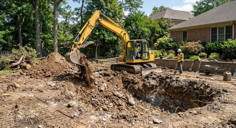 Pool Land Clearing in Cumming, GA